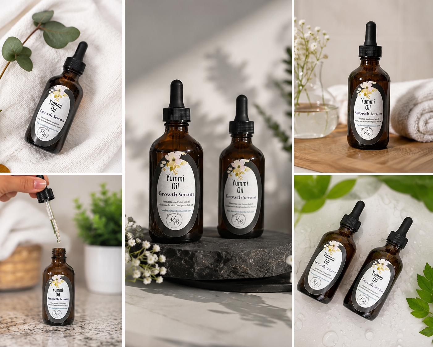 Amaury Hair & Skin Co. | Yummi Oil – Rosemary Hair Growth Elixir